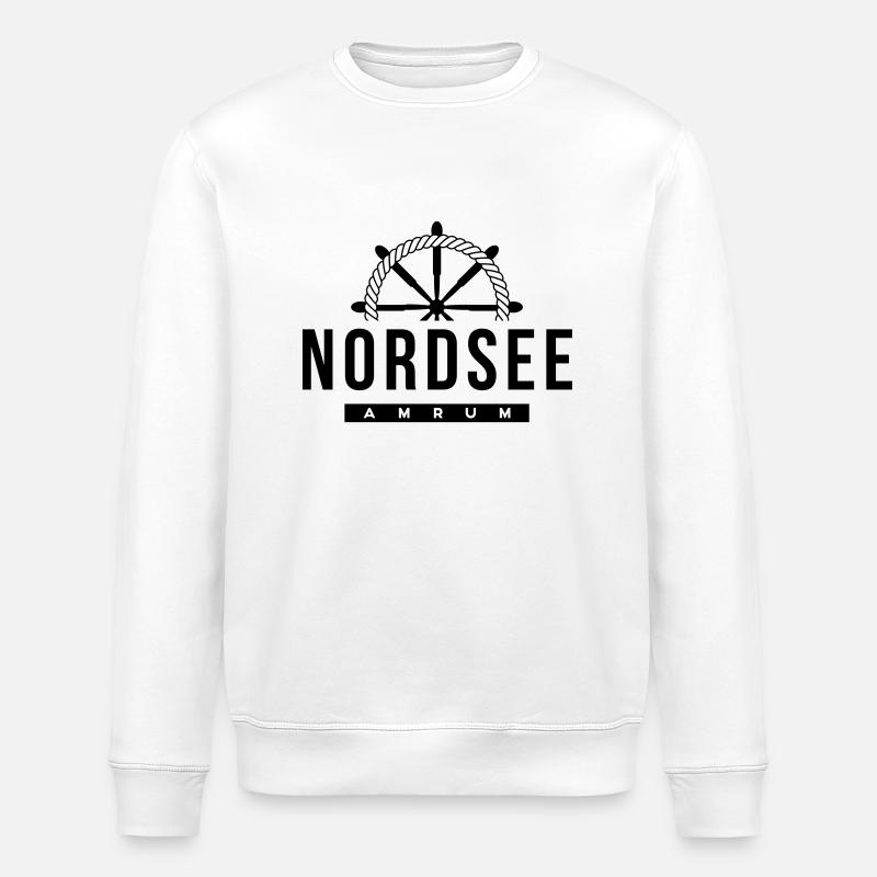 Amrum - Stanley/Stella Unisex Bio-Sweatshirt ROLLER - Weiß