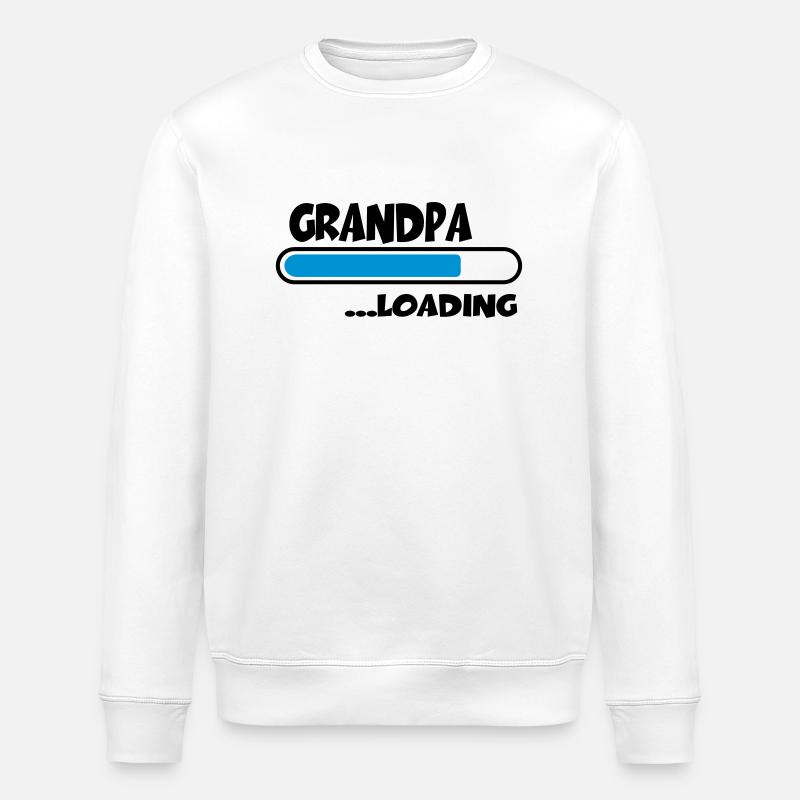 Grandpa loading - Stanley/Stella Unisex Bio-Sweatshirt ROLLER - Weiß