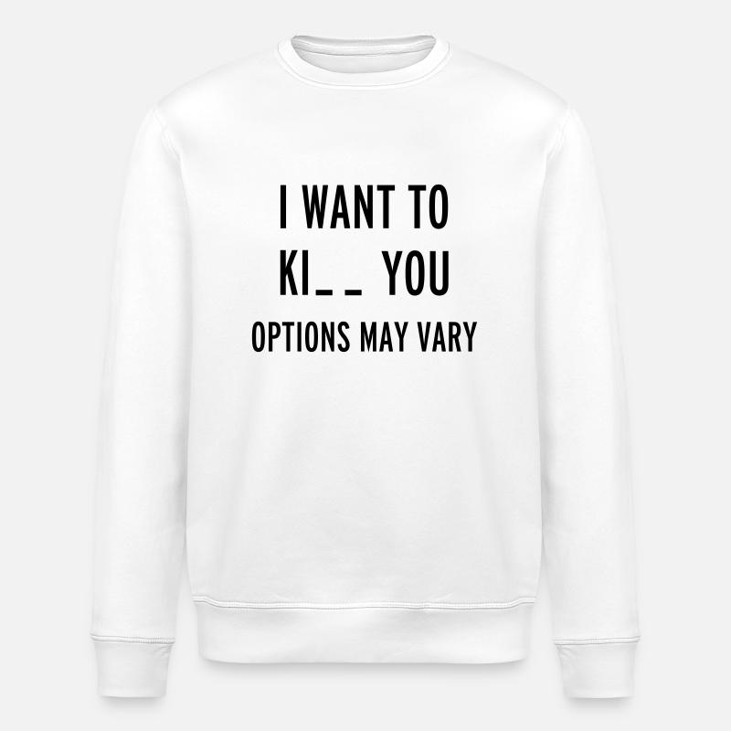 Funny - Stanley/Stella ROLLER Unisex Organic Sweatshirt - white