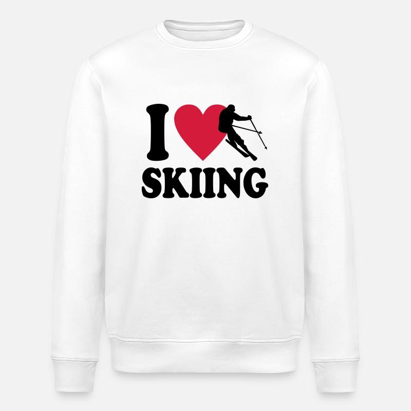 ski - Sweat bio ROLLER Stanley/Stella Unisexe - blanc