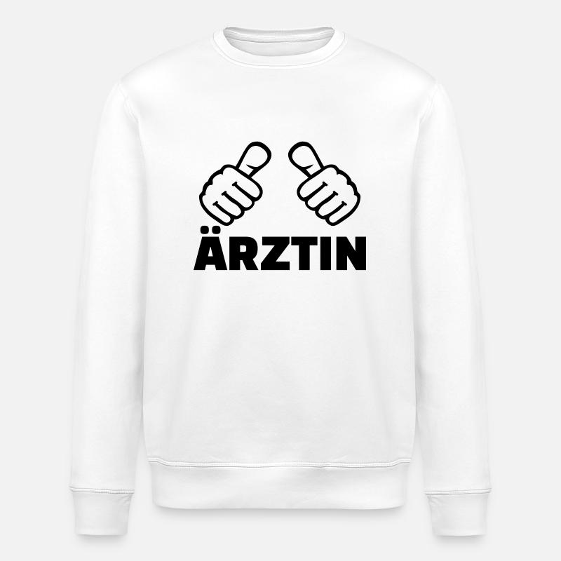 Ärztin - Stanley/Stella Unisex Bio-Sweatshirt ROLLER - Weiß