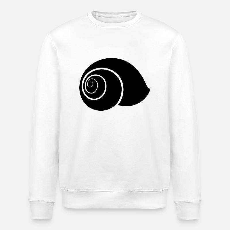 SNAILCASE - Sweat bio ROLLER Stanley/Stella Unisexe - blanc