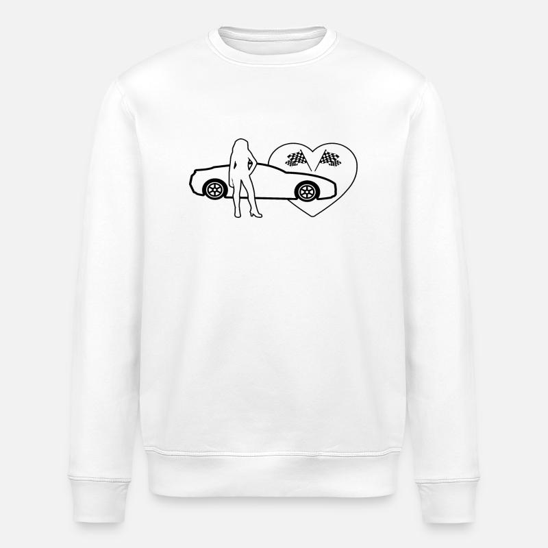 Auto - Stanley/Stella Unisex Bio-Sweatshirt ROLLER - Weiß