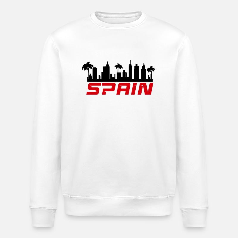 spain - Stanley/Stella Unisex Bio-Sweatshirt ROLLER - Weiß