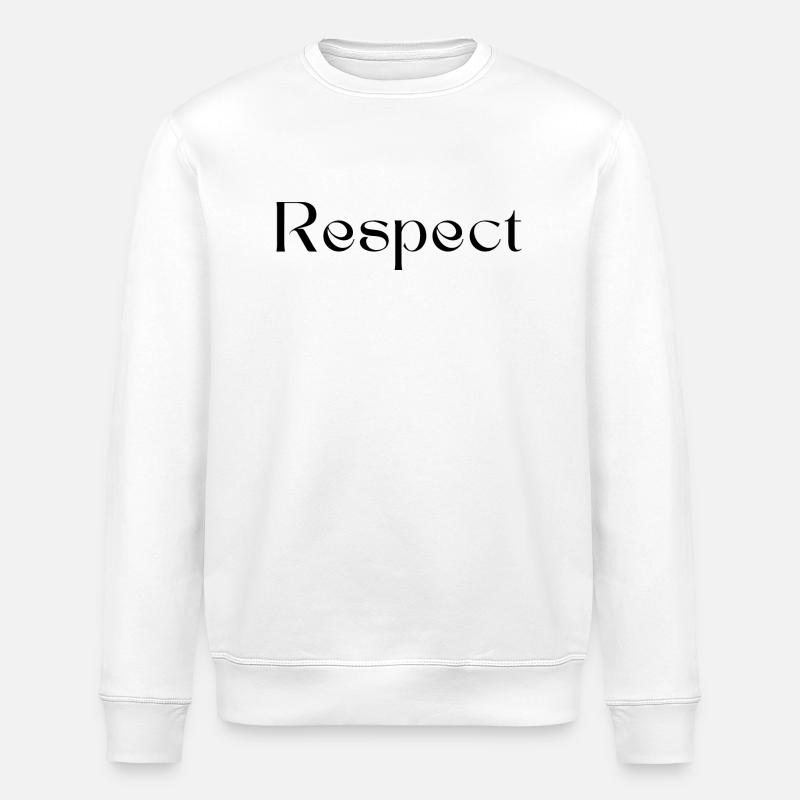 Respect - Sweat bio ROLLER Stanley/Stella Unisexe - blanc