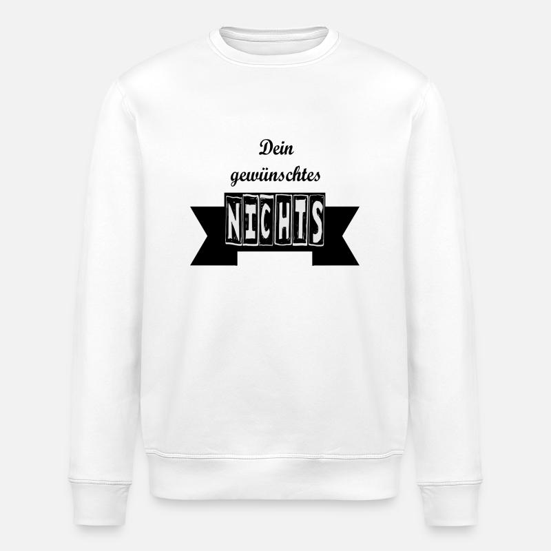 nichts gewuenscht - Stanley/Stella Unisex Bio-Sweatshirt ROLLER - Weiß