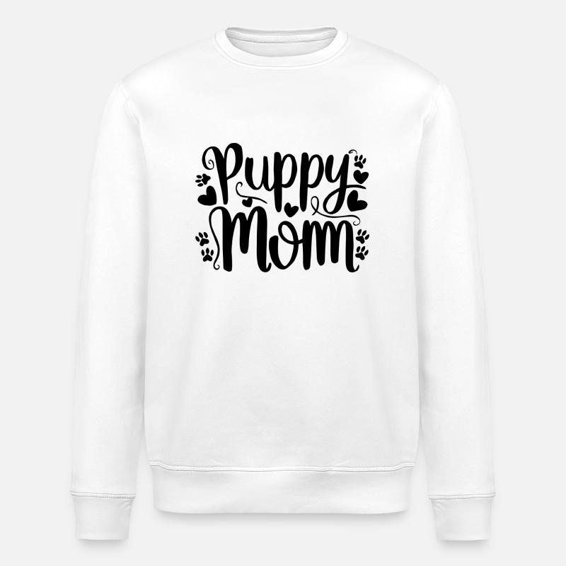 Welpe Hund - Stanley/Stella Unisex Bio-Sweatshirt ROLLER - Weiß