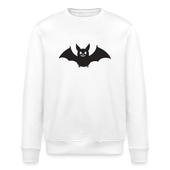 Fledermaus - Stanley/Stella Unisex Bio-Sweatshirt ROLLER - Weiß - Vorne - Nik (191cm)