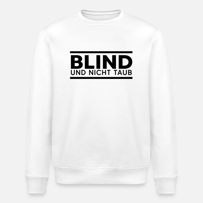 Chien-guide aveugle - Sweat bio ROLLER Stanley/Stella Unisexe - blanc