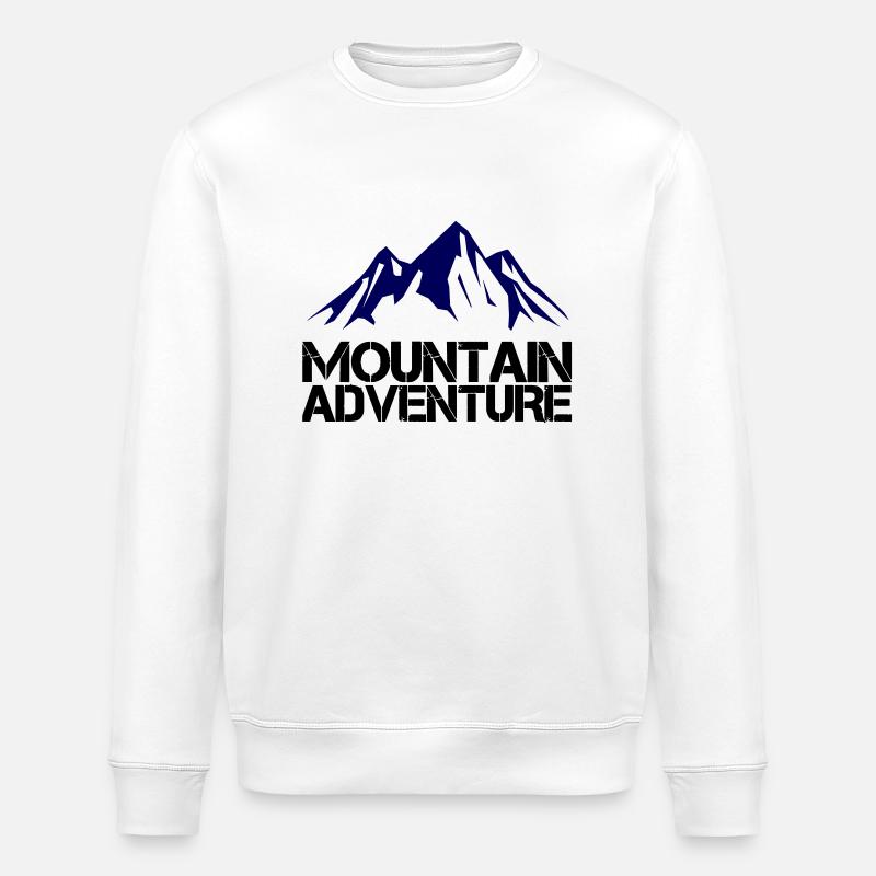 Mountain Adventure - Stanley/Stella Unisex Bio-Sweatshirt ROLLER - Weiß