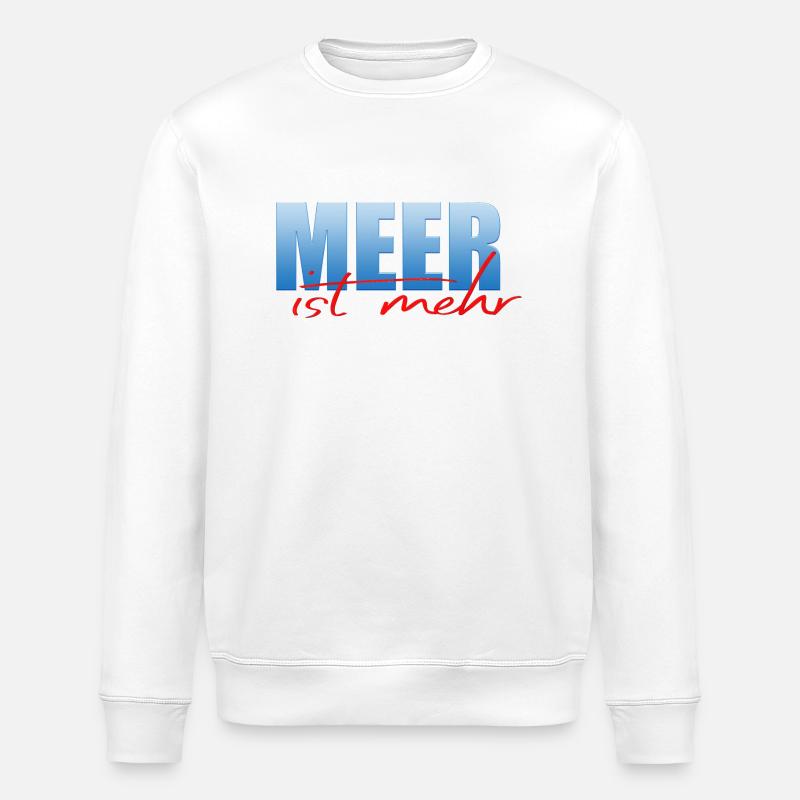 Meer ist mehr - Stanley/Stella Unisex Bio-Sweatshirt ROLLER - Weiß