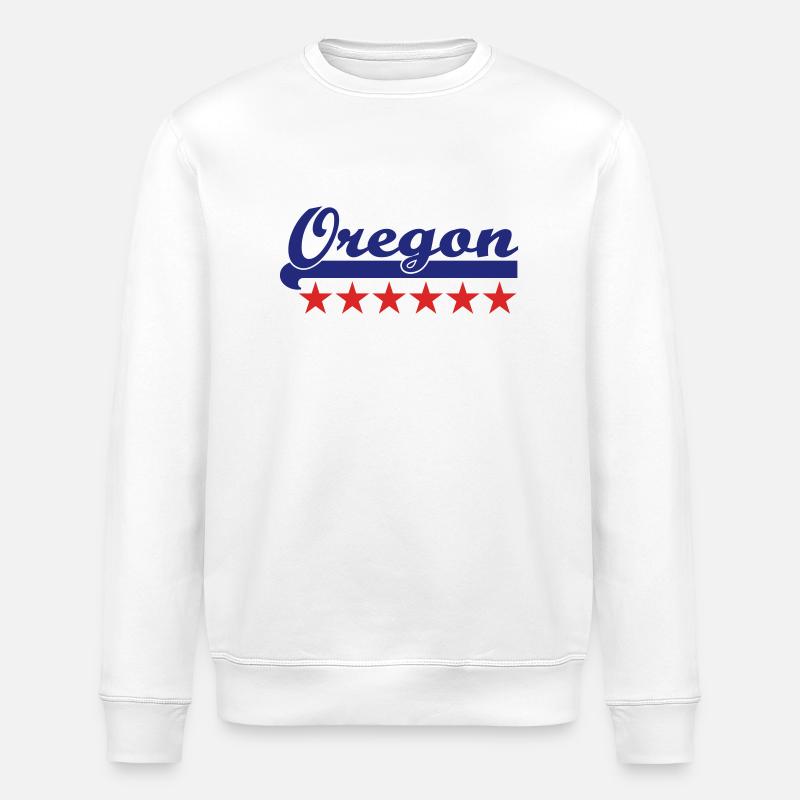 oregon - Stanley/Stella Unisex Bio-Sweatshirt ROLLER - Weiß