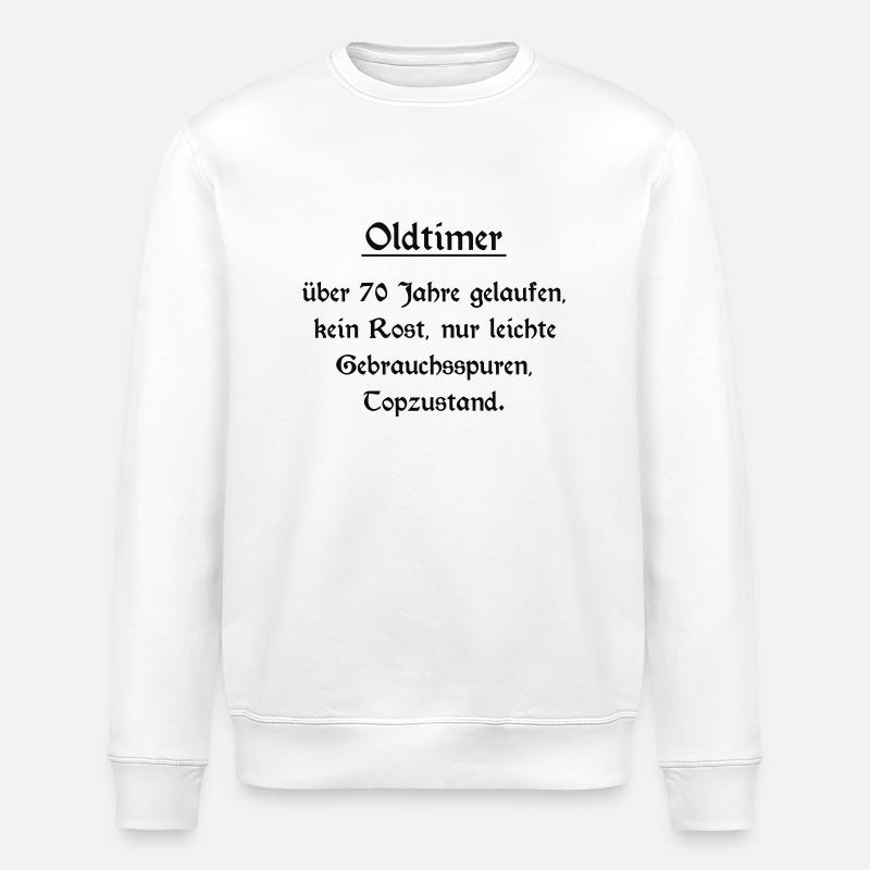 Oldtimer - 70 Anniversaire - Sweat bio ROLLER Stanley/Stella Unisexe - blanc
