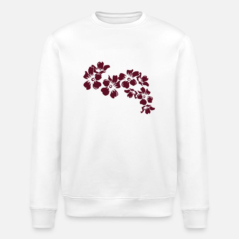 blumen - Stanley/Stella Unisex Bio-Sweatshirt ROLLER - Weiß