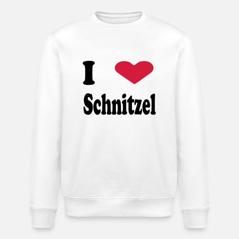 schnitzel - Stanley/Stella ROLLER Unisex Organic Sweatshirt - white