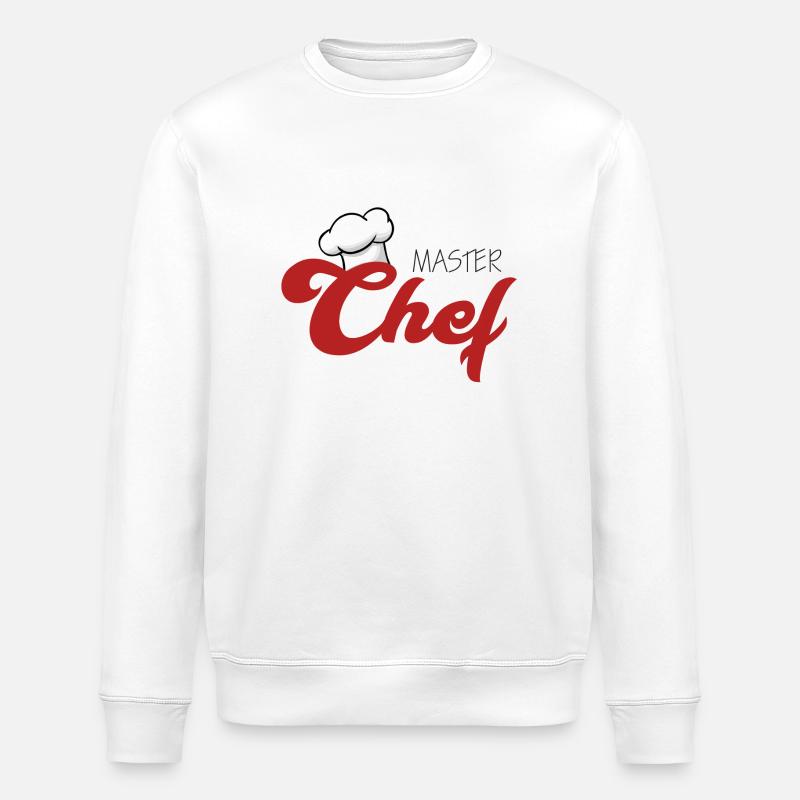 Cuisinier / Chef: Master Chef - Sweat bio ROLLER Stanley/Stella Unisexe - blanc