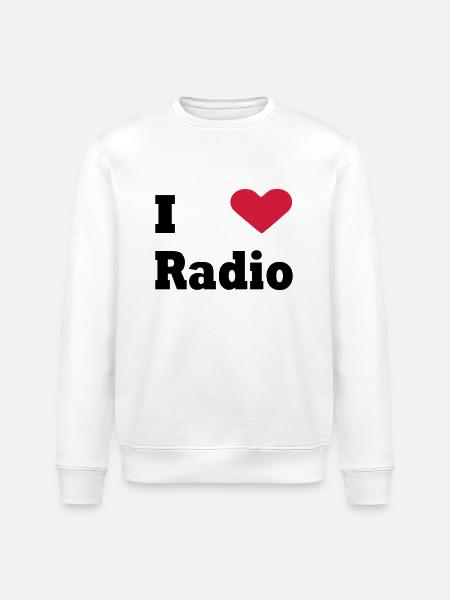Radio - Stanley/Stella ROLLER Unisex Organic Sweatshirt - white
