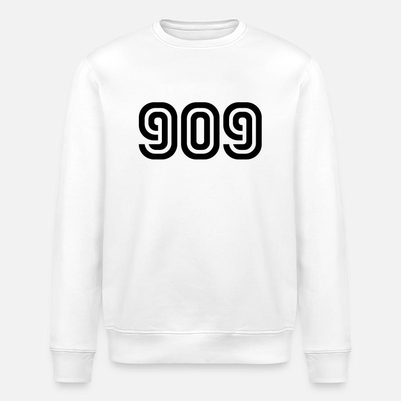 Number 909__V001 - Stanley/Stella ROLLER Unisex Organic Sweatshirt - white
