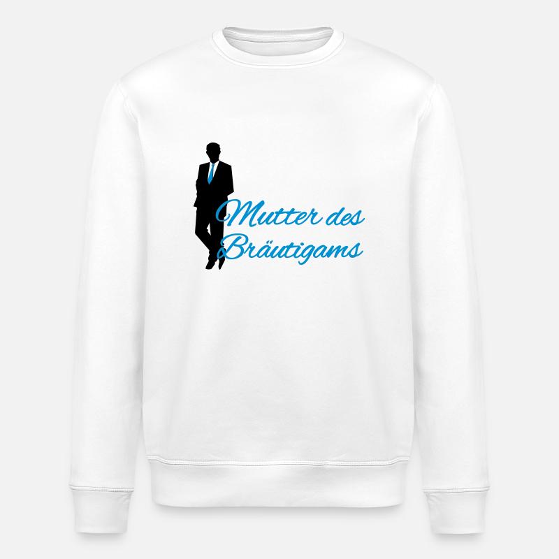 Mutter des Bräutigams - Stanley/Stella Unisex Bio-Sweatshirt ROLLER - Weiß