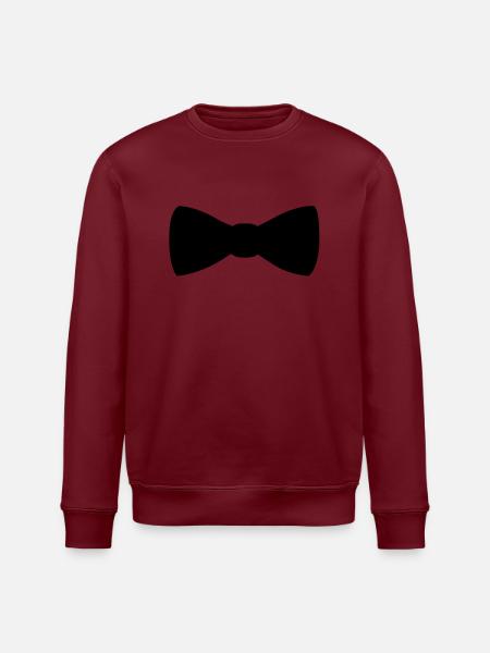 fliege_krawatte_1__f1 - Stanley/Stella ROLLER Unisex Organic Sweatshirt - white