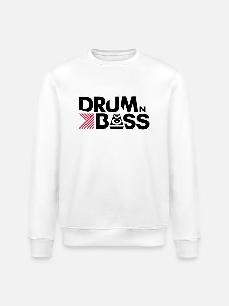 Drum n Bass - Stanley/Stella Unisex Bio-Sweatshirt ROLLER - Weiß