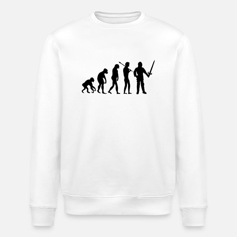 ritter_evolution - Stanley/Stella Unisex Bio-Sweatshirt ROLLER - Weiß