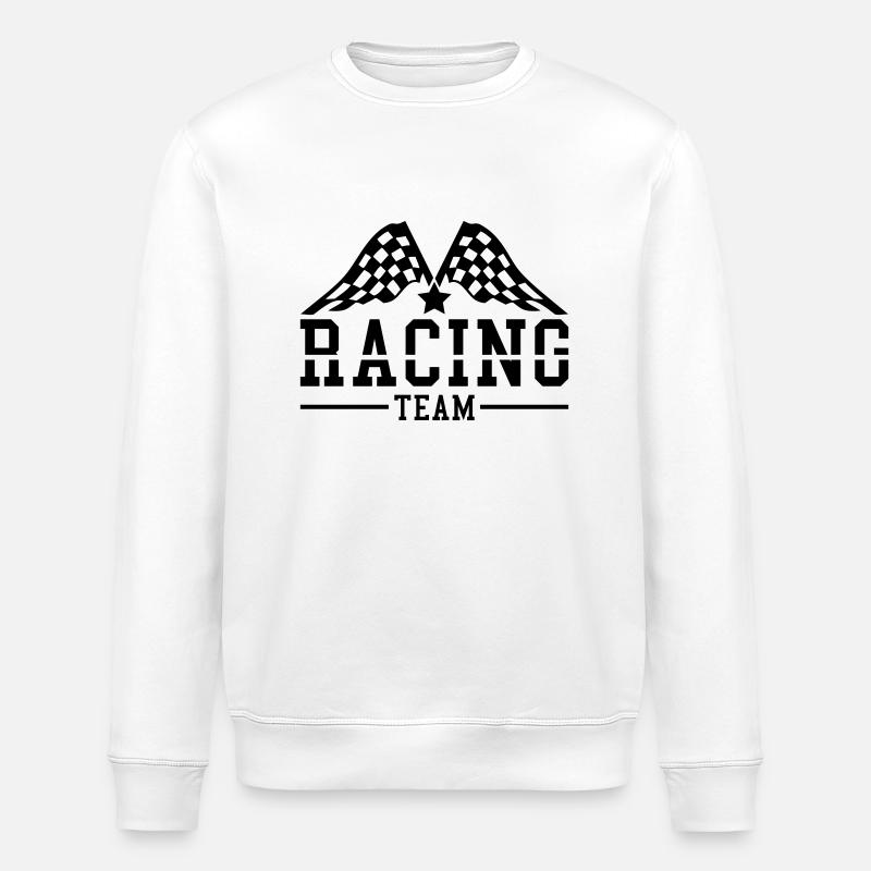 racing_team_ri1 - Stanley/Stella Unisex Bio-Sweatshirt ROLLER - Weiß