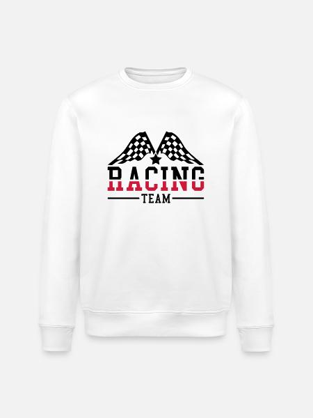 racing_team_ri2 - Stanley/Stella Unisex Bio-Sweatshirt ROLLER - Weiß