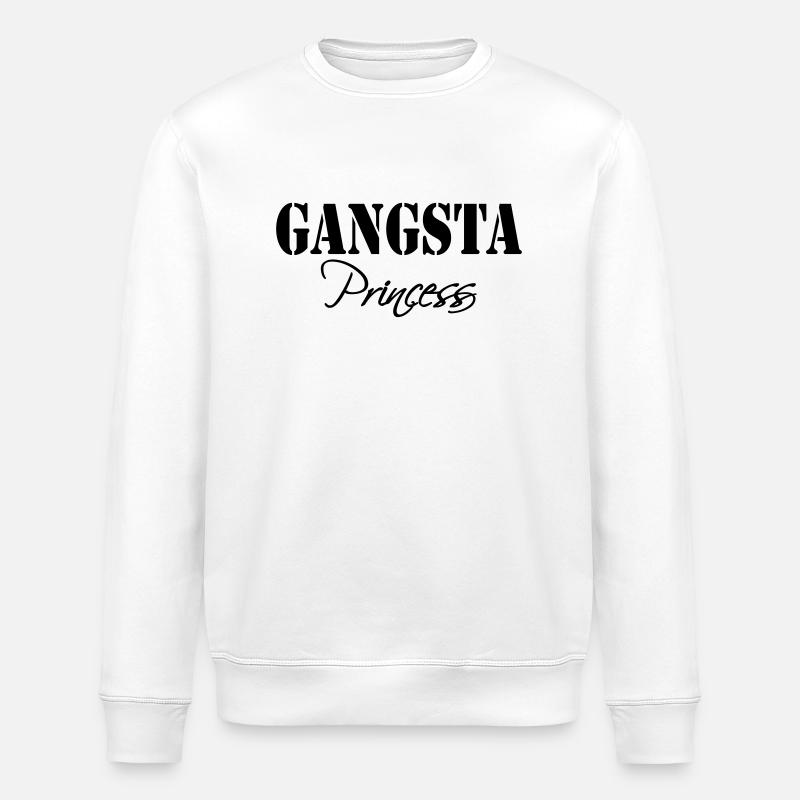 Gangsta Princess - Sweat bio ROLLER Stanley/Stella Unisexe - blanc