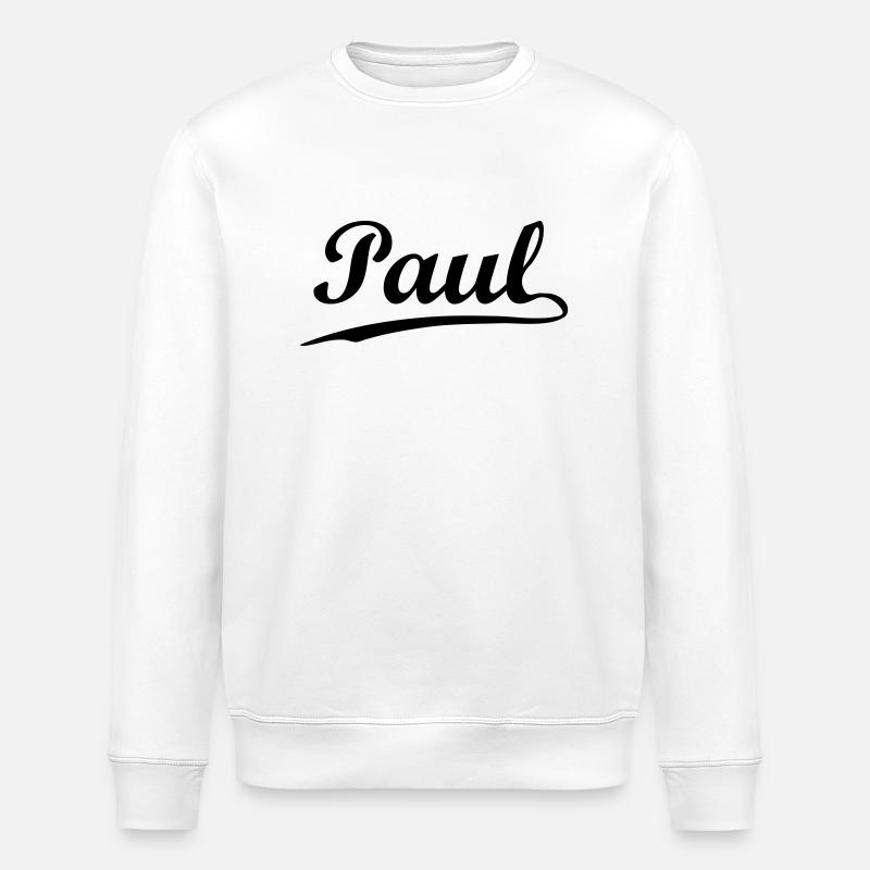 paul - Stanley/Stella ROLLER Unisex Organic Sweatshirt - white