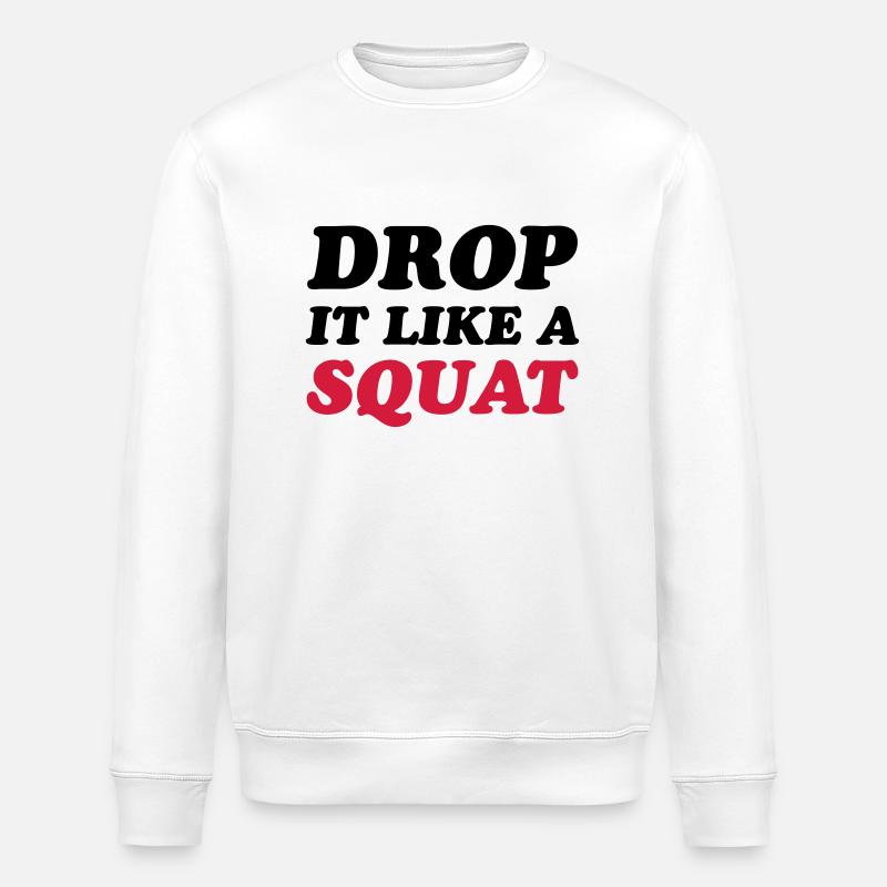 Squat - Sweat bio ROLLER Stanley/Stella Unisexe - blanc