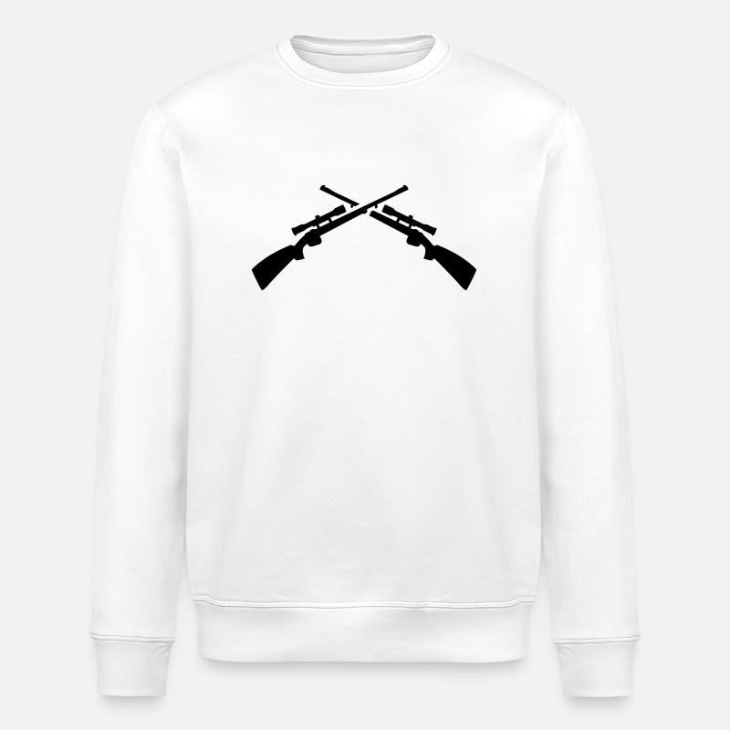 Rifle - Stanley/Stella ROLLER Unisex Organic Sweatshirt - white