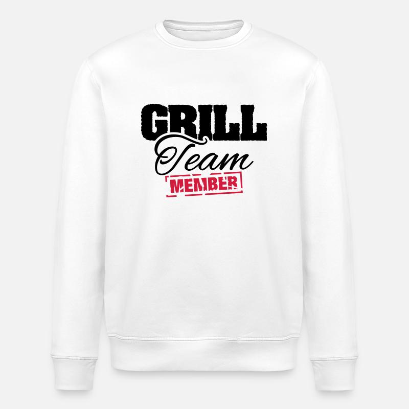 grill_team_member_su2 - Stanley/Stella Unisex Bio-Sweatshirt ROLLER - Weiß