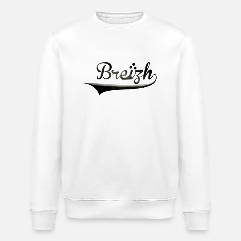 Breizh hermine 2 - Sweat bio ROLLER Stanley/Stella Unisexe - blanc