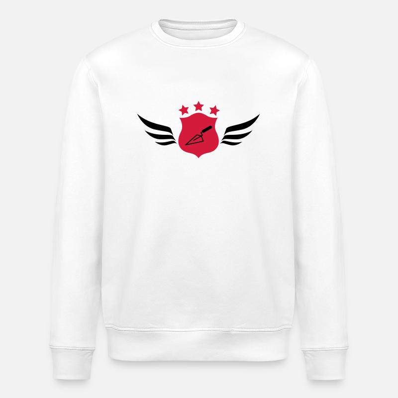 carreleur / carrelage / construction / maçon - Sweat bio ROLLER Stanley/Stella Unisexe - blanc