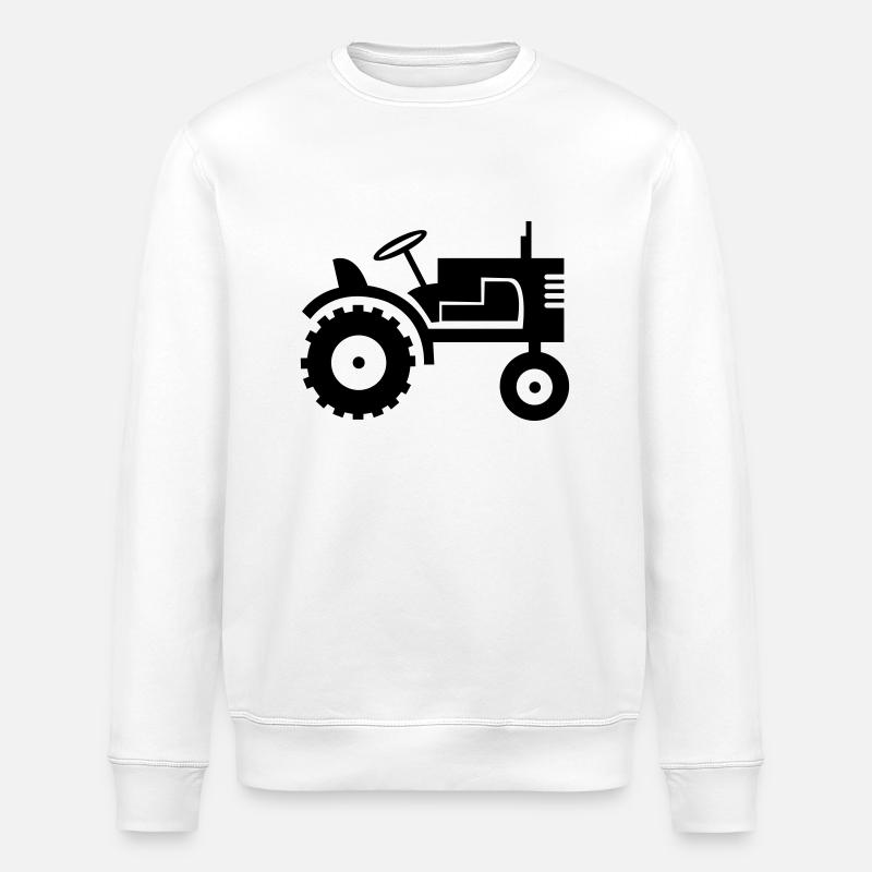 traktor_01 - Stanley/Stella Unisex Bio-Sweatshirt ROLLER - Weiß