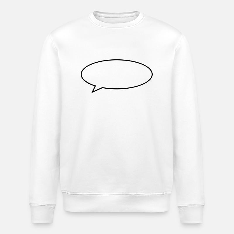 bubble - Stanley/Stella ROLLER Unisex Organic Sweatshirt - white
