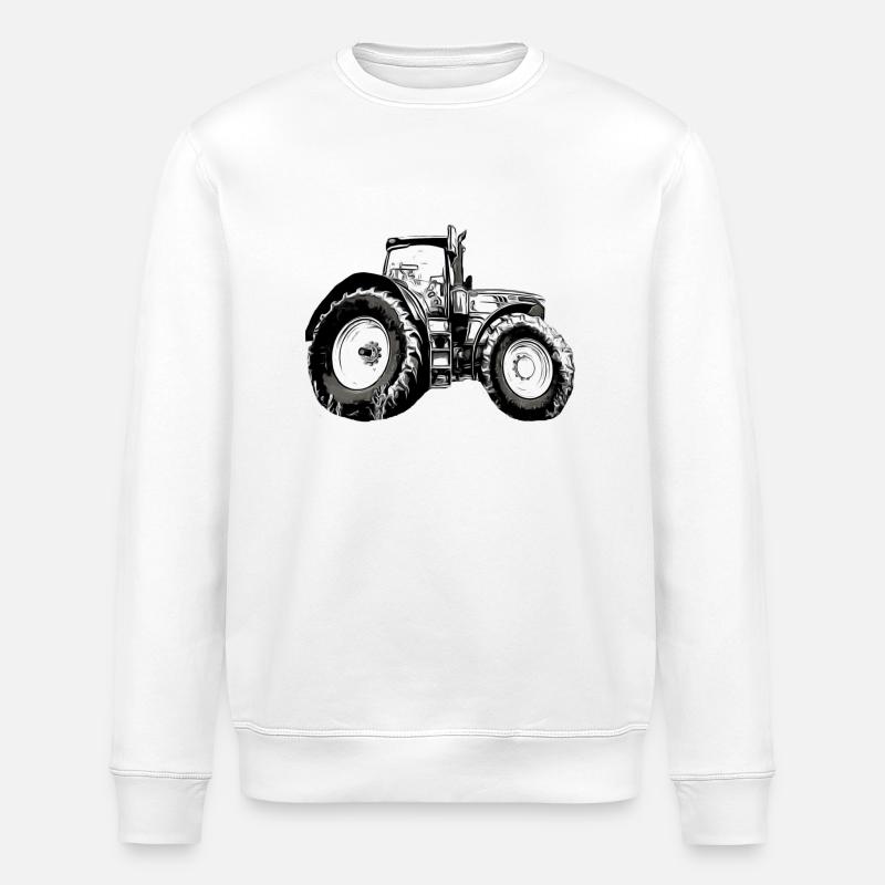 Tracteur - Sweat bio ROLLER Stanley/Stella Unisexe - blanc
