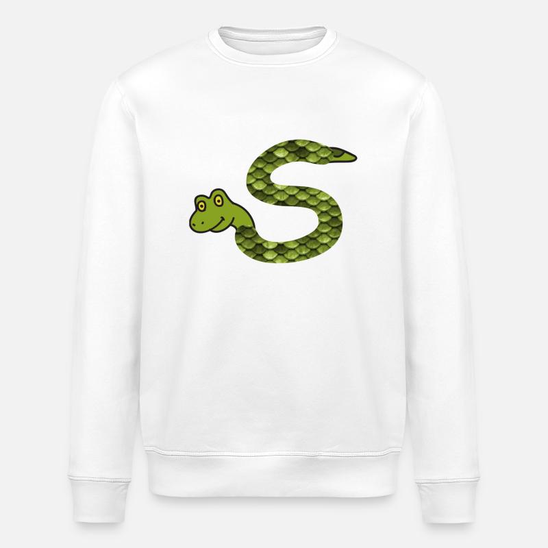 serpent s - Sweat bio ROLLER Stanley/Stella Unisexe - blanc