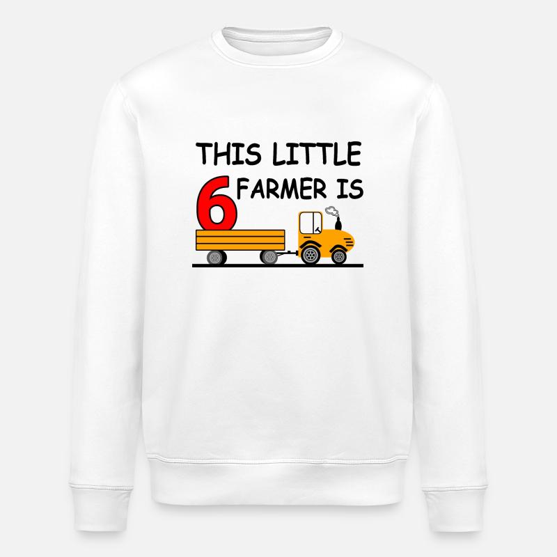Traktor - Stanley/Stella Unisex Bio-Sweatshirt ROLLER - Weiß