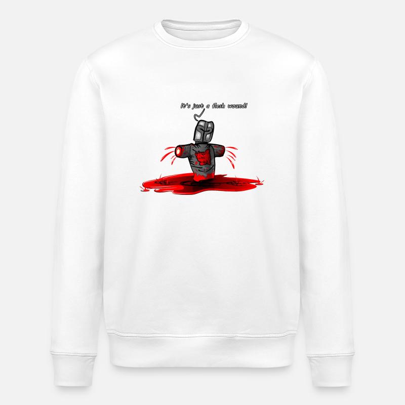 Juste une blessure de chair! - Sweat bio ROLLER Stanley/Stella Unisexe - blanc