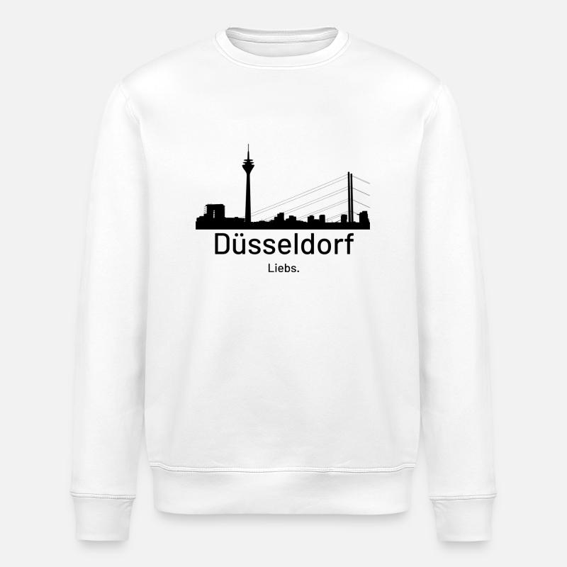 Dusseldorf. Amour. - Sweat bio ROLLER Stanley/Stella Unisexe - blanc