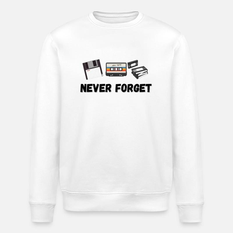 Never Forget - Stanley/Stella Unisex Bio-Sweatshirt ROLLER - Weiß