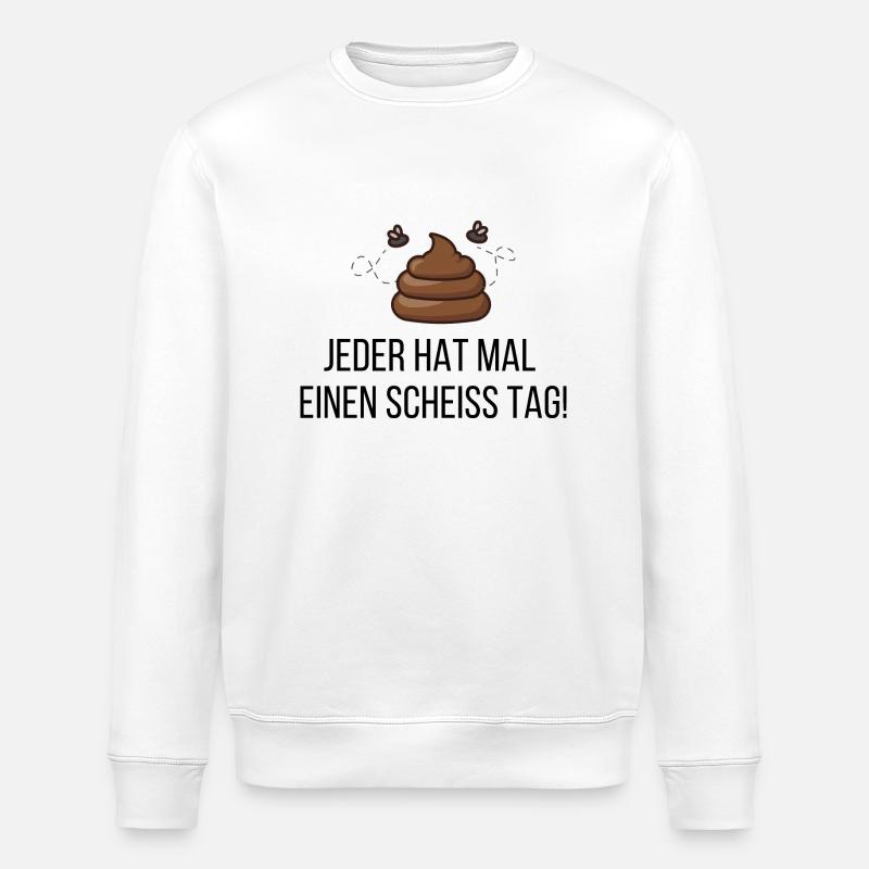 de journée - Sweat bio ROLLER Stanley/Stella Unisexe - blanc