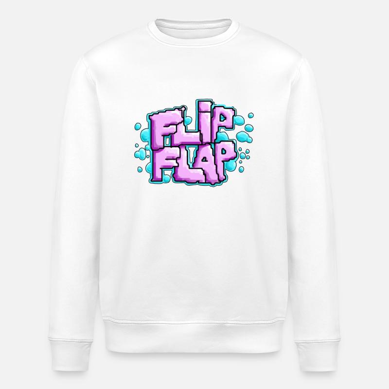 Klappklappe - Stanley/Stella Unisex Bio-Sweatshirt ROLLER - Weiß