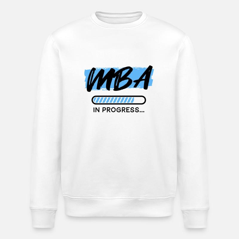 MBA In progress - Stanley/Stella ROLLER Unisex Organic Sweatshirt - white