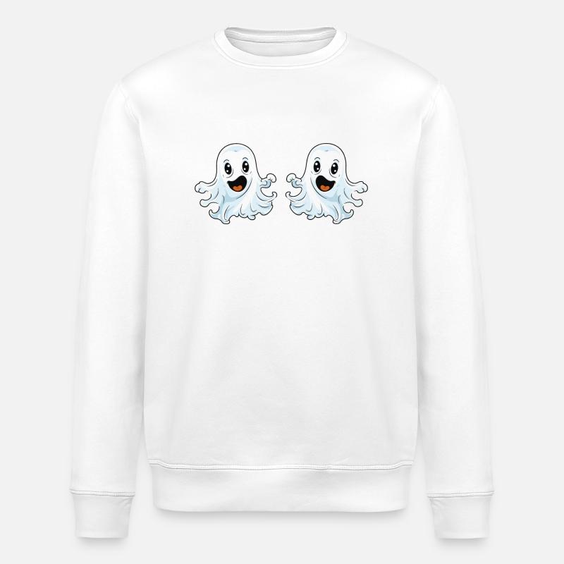 Ghost Comic - Stanley/Stella ROLLER Unisex Organic Sweatshirt - white