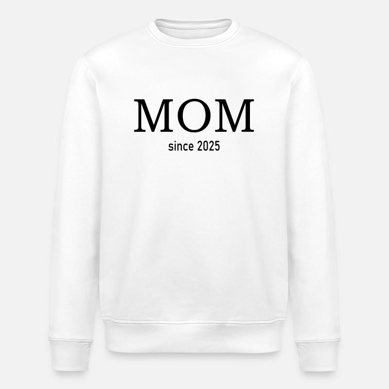 maman depuis 2025 - Sweat bio ROLLER Stanley/Stella Unisexe - blanc
