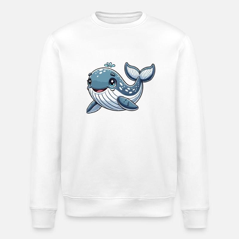 Wal-Kind - Stanley/Stella Unisex Bio-Sweatshirt ROLLER - Weiß