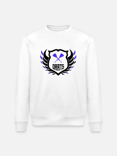 darts crest - Stanley/Stella Unisex Bio-Sweatshirt ROLLER - Weiß